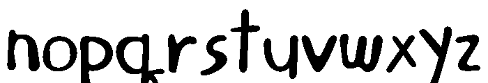 FrostyMagicChristmas Font LOWERCASE