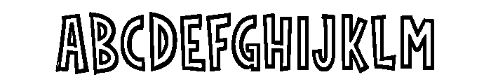 FrostyMerry Font UPPERCASE
