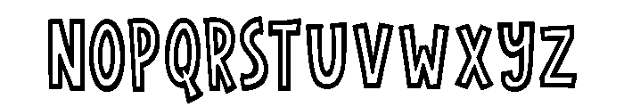 FrostyMerry Font UPPERCASE