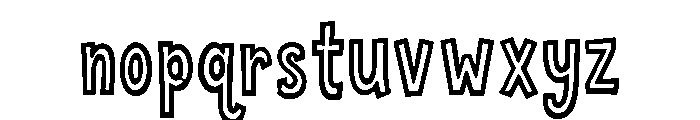 FrostyMerry Font LOWERCASE
