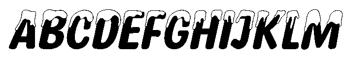 Frozen Christ Italic Font UPPERCASE