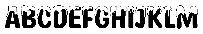 Frozen Christ Font UPPERCASE