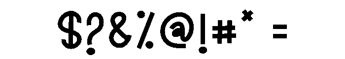 Fruit Boom Font OTHER CHARS