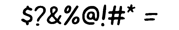 Fruit tale 1 Font OTHER CHARS