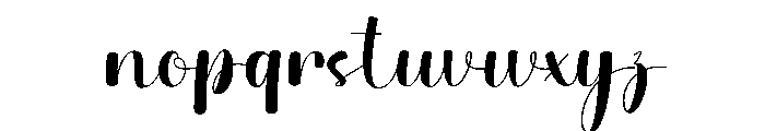 Fruity Orange Font LOWERCASE