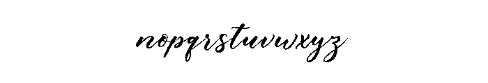 Frustiani Regular Font LOWERCASE