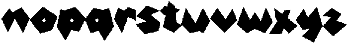 FRACT MONO Bold otf (700) Font LOWERCASE