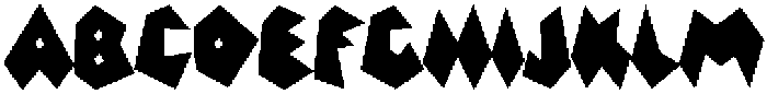 FRACT MONO Regular otf (400) Font UPPERCASE
