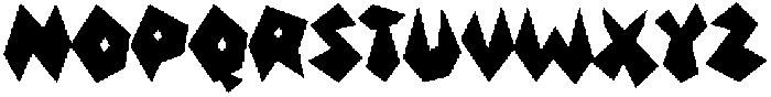 FRACT MONO Regular otf (400) Font UPPERCASE