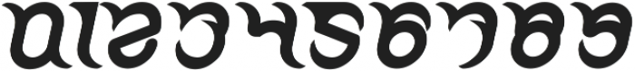 FRANKENSTEIN MONSTER Bold Italic otf (700) Font OTHER CHARS
