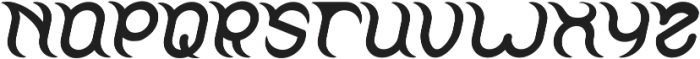 FRANKENSTEIN MONSTER Italic otf (400) Font UPPERCASE