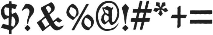 FRGMST Blackletter otf (900) Font OTHER CHARS