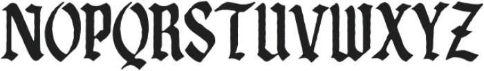 FRGMST Blackletter otf (900) Font UPPERCASE