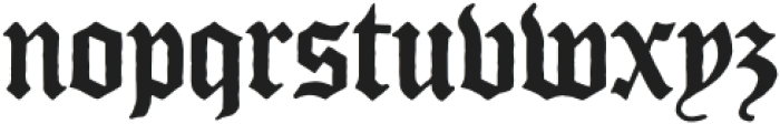 FRGMST Blackletter otf (900) Font LOWERCASE