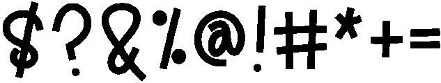 FRIDAY Regular otf (400) Font OTHER CHARS