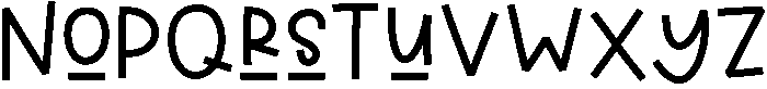 FRIDAY Regular otf (400) Font LOWERCASE