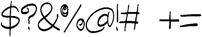 FRIDAY Regular otf (400) Font OTHER CHARS