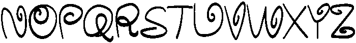 FRIDAY Regular otf (400) Font UPPERCASE