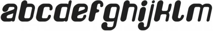 FRIENDLY ROBOT Italic otf (400) Font LOWERCASE