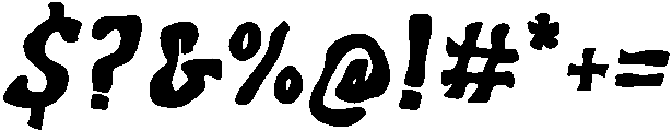 FRIGHT Regular otf (400) Font OTHER CHARS