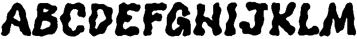 FRIGHT Regular otf (400) Font UPPERCASE
