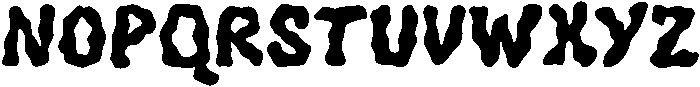 FRIGHT Regular otf (400) Font UPPERCASE