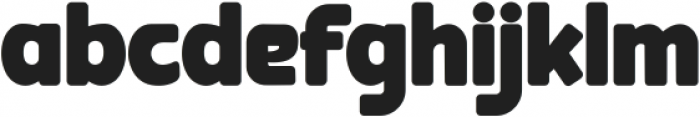 FRIGO Black ttf (900) Font LOWERCASE