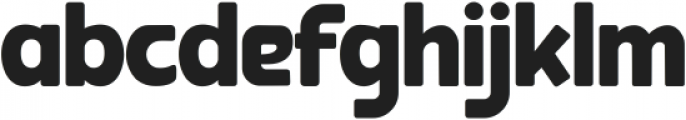 FRIGO Bold ttf (700) Font LOWERCASE