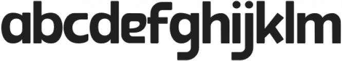 FRIGO Regular otf (400) Font LOWERCASE