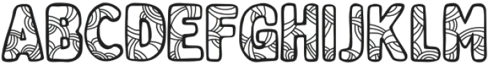 FRISA-Regular otf (400) Font UPPERCASE