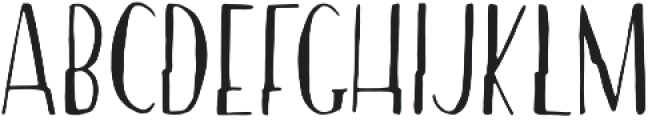 Frac 4 Regular otf (400) Font UPPERCASE