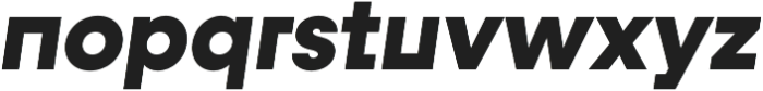 Fractul Alt ExtraBold Italic otf (700) Font LOWERCASE