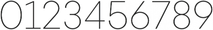 Fractul Thin otf (100) Font OTHER CHARS