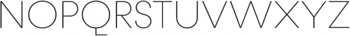Fractul Thin otf (100) Font UPPERCASE