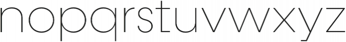 Fractul Thin otf (100) Font LOWERCASE