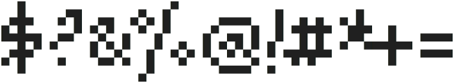 FracturedBits ttf (400) Font OTHER CHARS