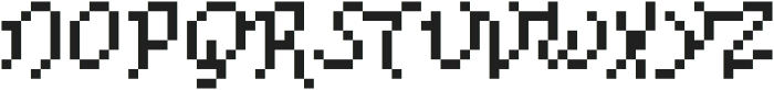FracturedBits ttf (400) Font UPPERCASE