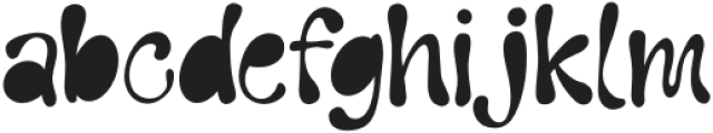FracturedRegular otf (400) Font LOWERCASE
