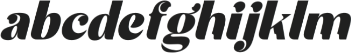 Fragilers Family Extra Bold Oblique otf (700) Font LOWERCASE