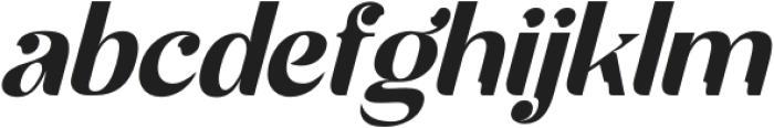 Fragilers Family Medium Oblique otf (500) Font LOWERCASE