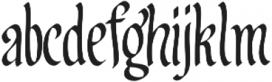 Fragilly-Regular otf (400) Font LOWERCASE