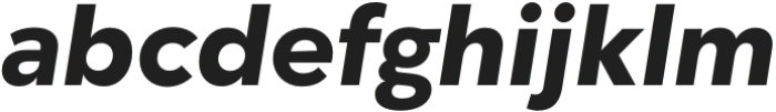 Fragmatika Bold Italic otf (700) Font LOWERCASE