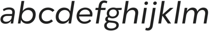 Fragmatika Regular Italic otf (400) Font LOWERCASE