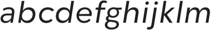 Fragmatika Regular Text Italic otf (400) Font LOWERCASE
