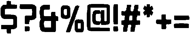 Fragmented Regular otf (400) Font OTHER CHARS