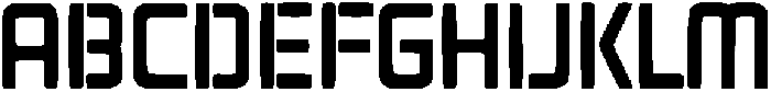 Fragmented Regular otf (400) Font UPPERCASE