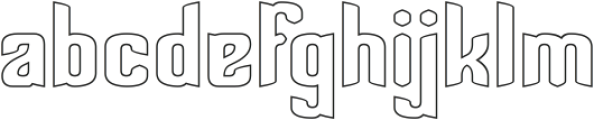 Fragrance-Hollow otf (400) Font LOWERCASE