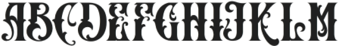 Fragrance-Regular2 otf (400) Font UPPERCASE