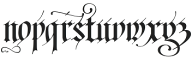 Fraktur Blackletter Regular otf (900) Font LOWERCASE
