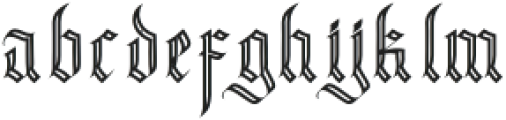 Fraktur Society otf (400) Font LOWERCASE